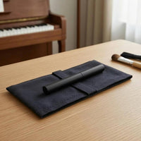Felt Aluminum Alloy Piano Tuning Cloth Black