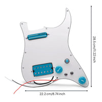Standard Design Loaded Pickguard Alnico 5 Magnetic Elements Electric Guitar