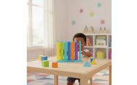 48 Pieces Color Matching Stacking Toy Fine Movement Skills Color Sorting Stack