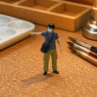 1:64 Scale Man Figurine Simulation Design Tiny People Figurine