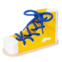 Shoe Lacing Practice Toy Fine Motor Skills Lace Tying Board Long-Lasting