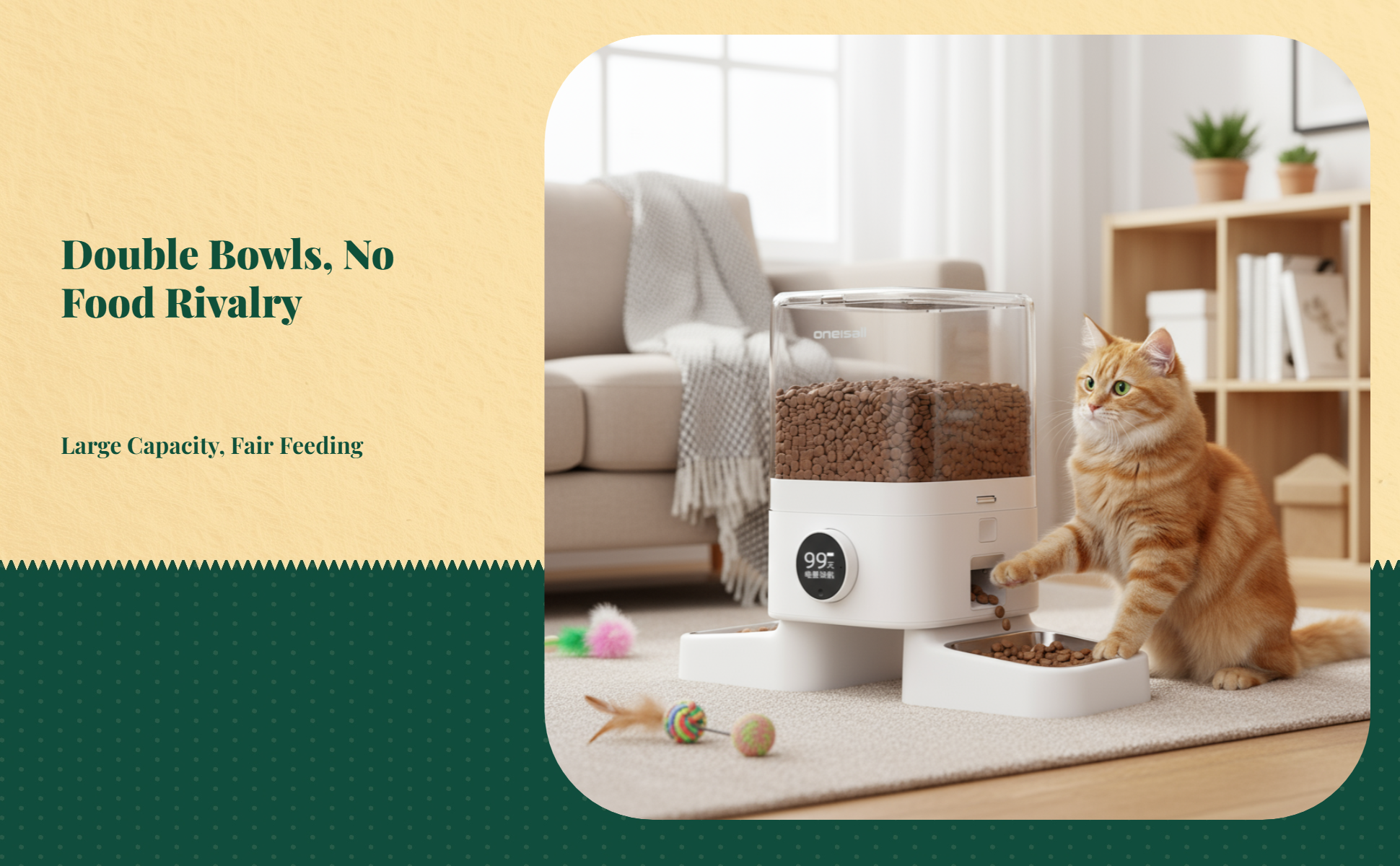 App-controlled automatic feeder