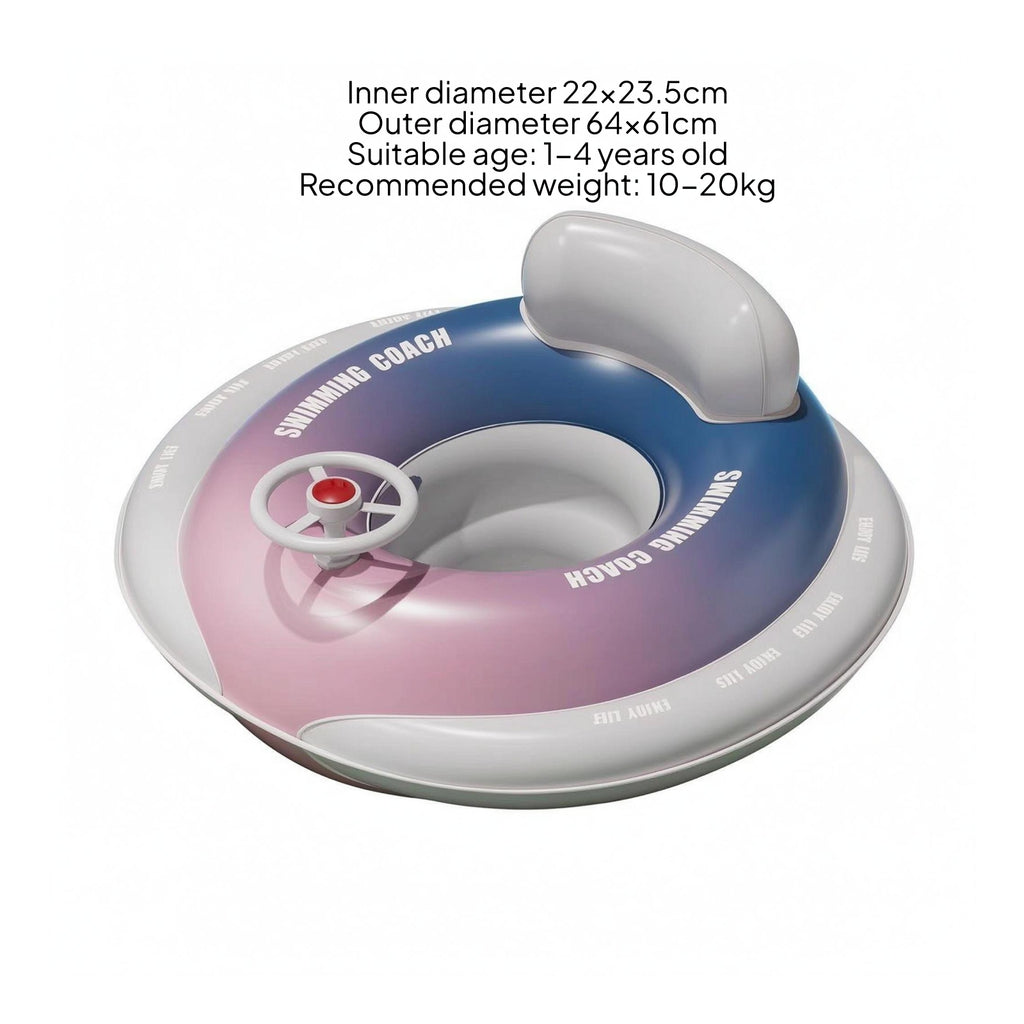 Baby Swimming Seat Flotation Device Easy to Inflate and Deflate Inflatable Baby