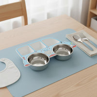 Car Shaped Divided Plate Complimentary Car Shaped Plate for Daycare, Infants