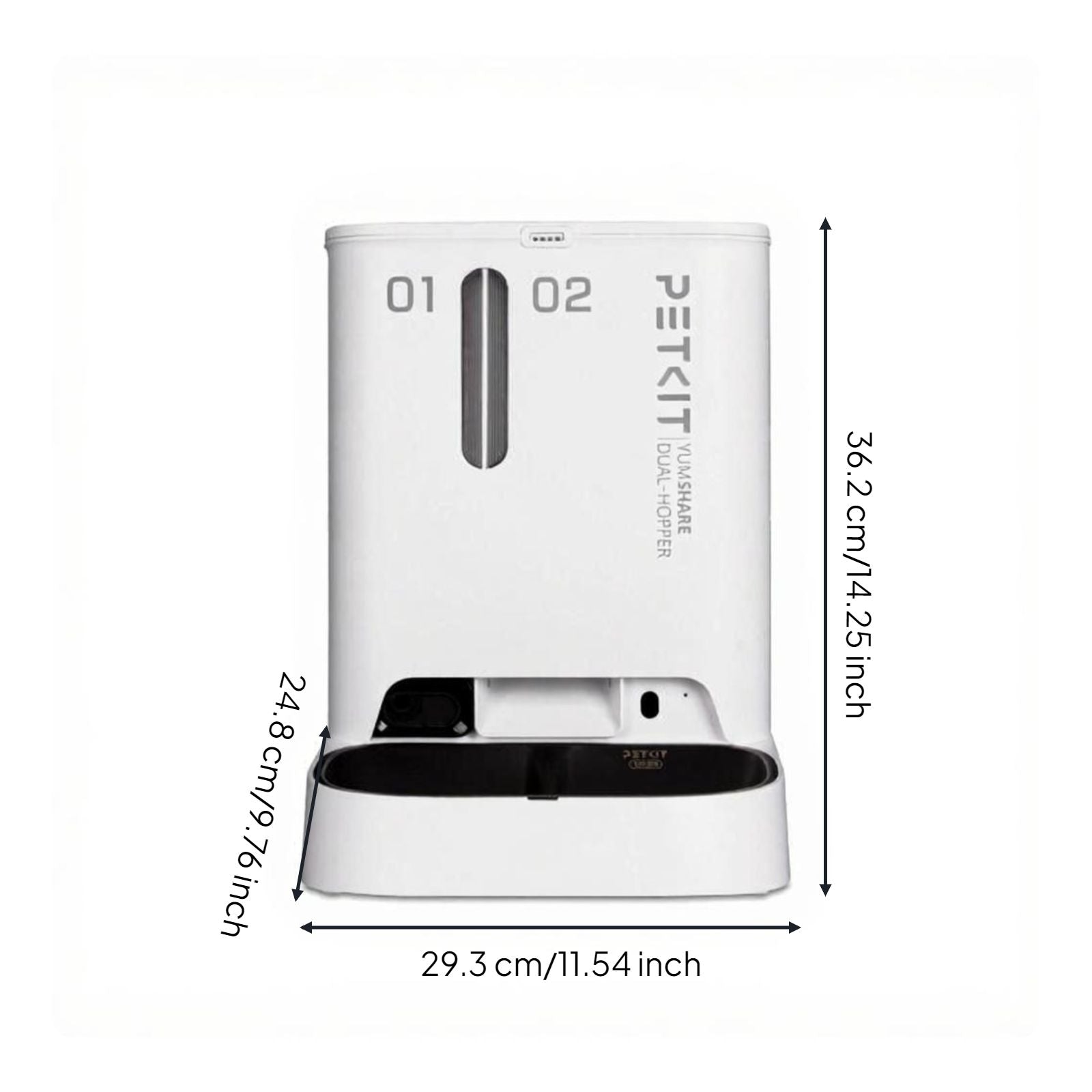 Smart Automatic Pet Feeder with Camera, Large Capacity