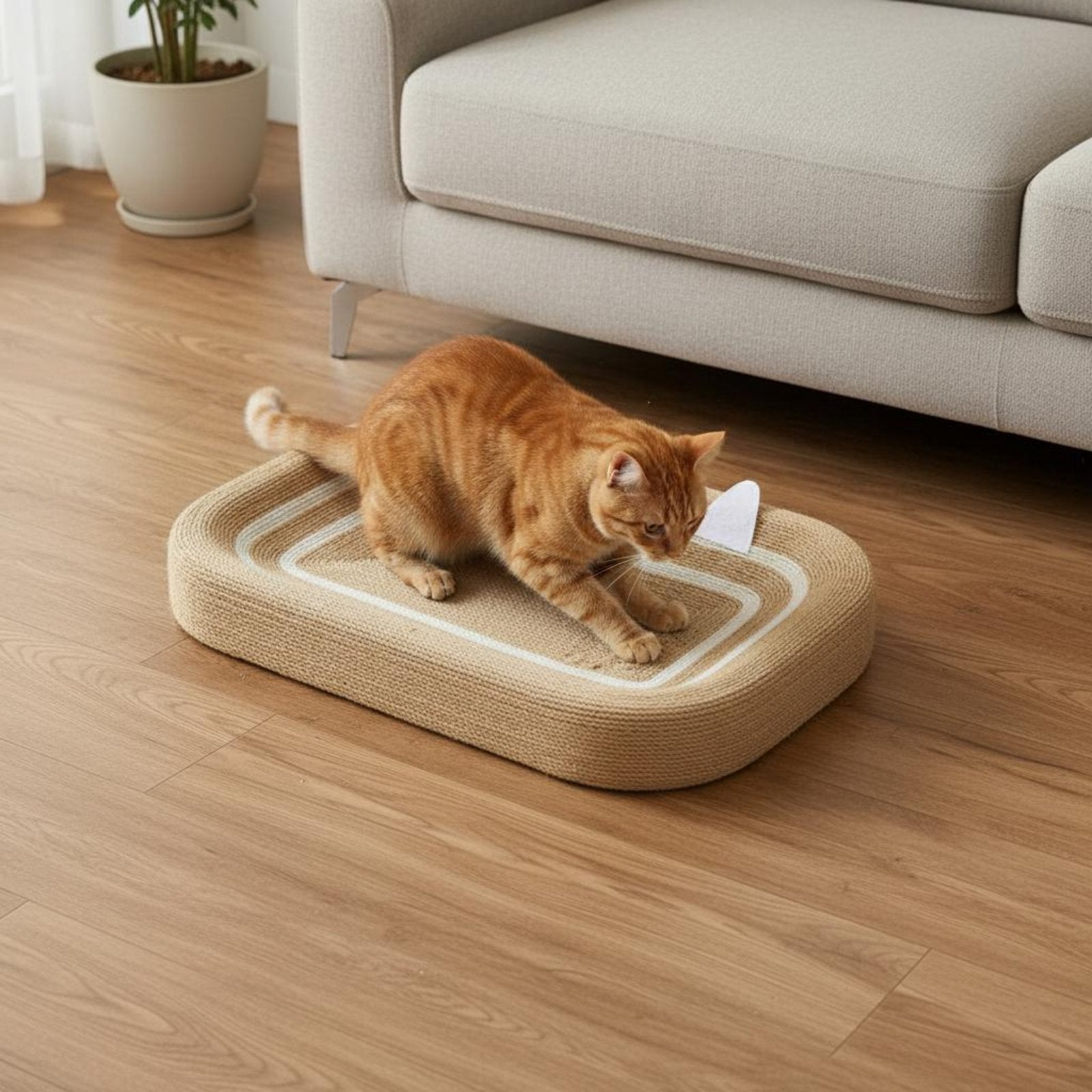 Cat Scratching Basin Long-Lasting Pet Supplies Large Size for Cats