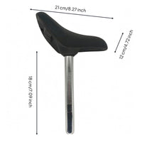 Unified Seat Pillar Textured Grip Seat Post Saddle Set Ergonomic Biking Equipment