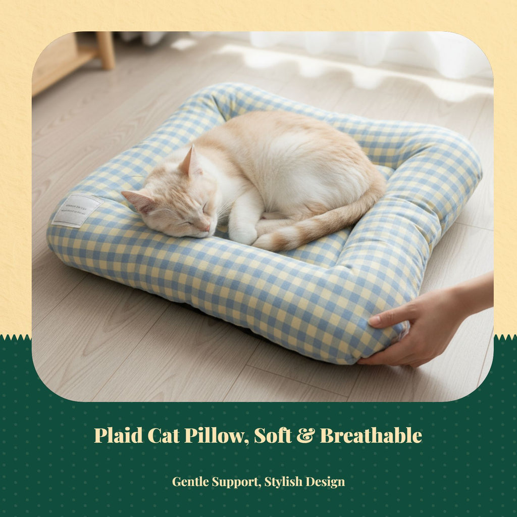 Ultra-soft washable self-warming cat bed for indoor kittens