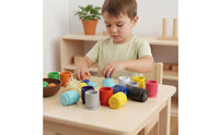 12 Color Sorting Cups and Balls Fine Movement Skills for Kindergarten