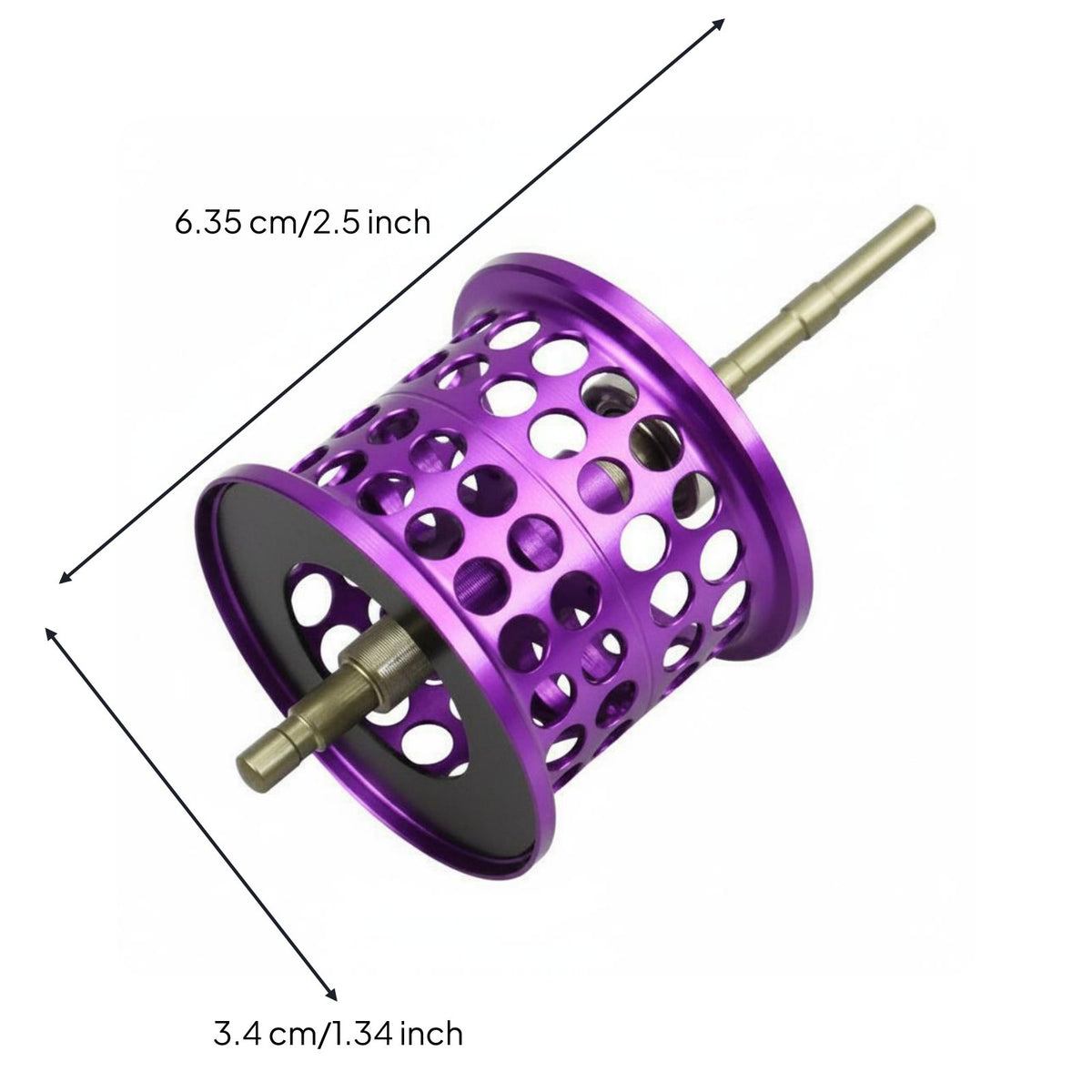Aluminum Spool Light Lure Casting Reel Spool Low Line Twist Outdoor Tackle for Anglers