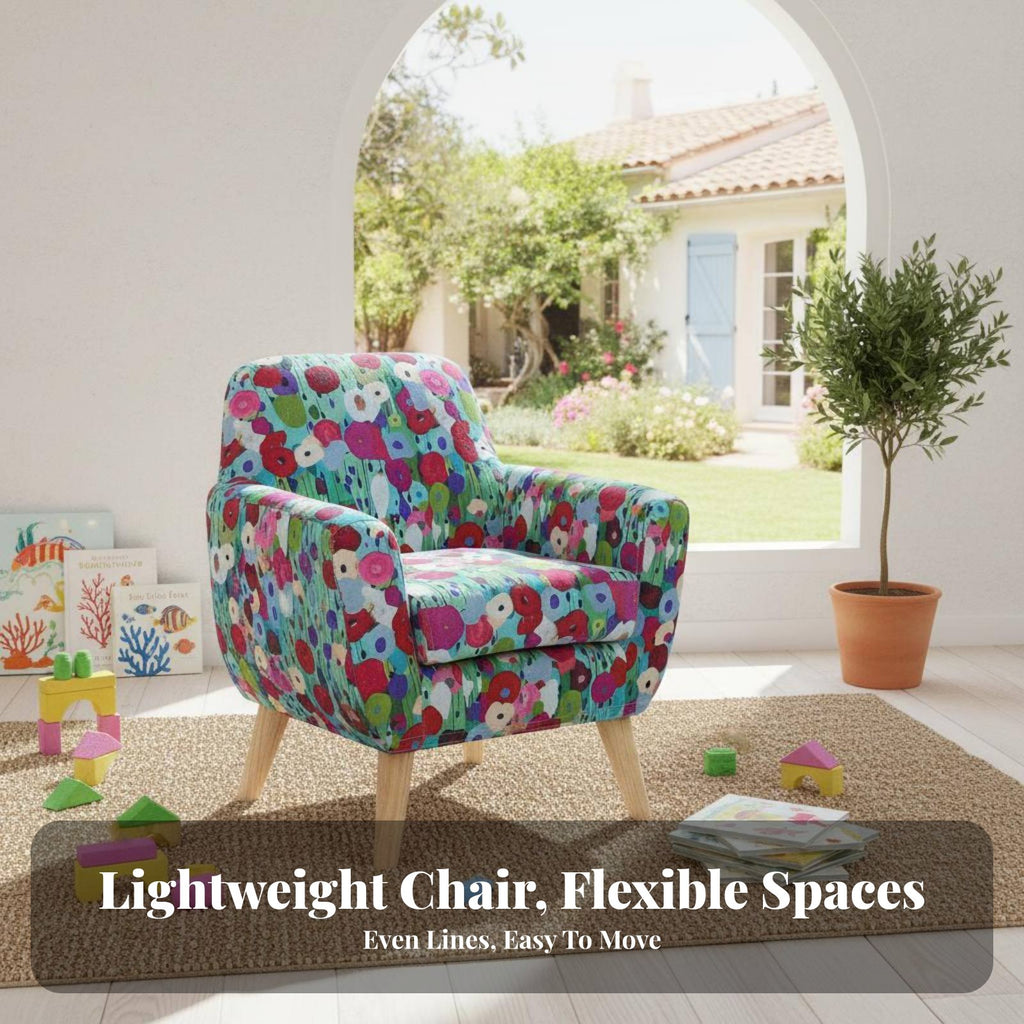 2 Pieces Lunar Couch and celestial body Stool Child-Safe Design literacy Bench