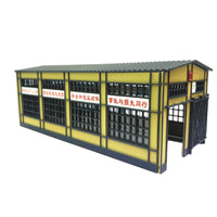 Model Railway Garage HO Scale Railway Garage Plastic for Railroad Yards