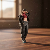 Miniature Scene People Figurine Realistic Details Small-Scale Decor