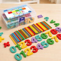 Math Learning Toy Logical Thinking Counting Sticks Set Color Recognition