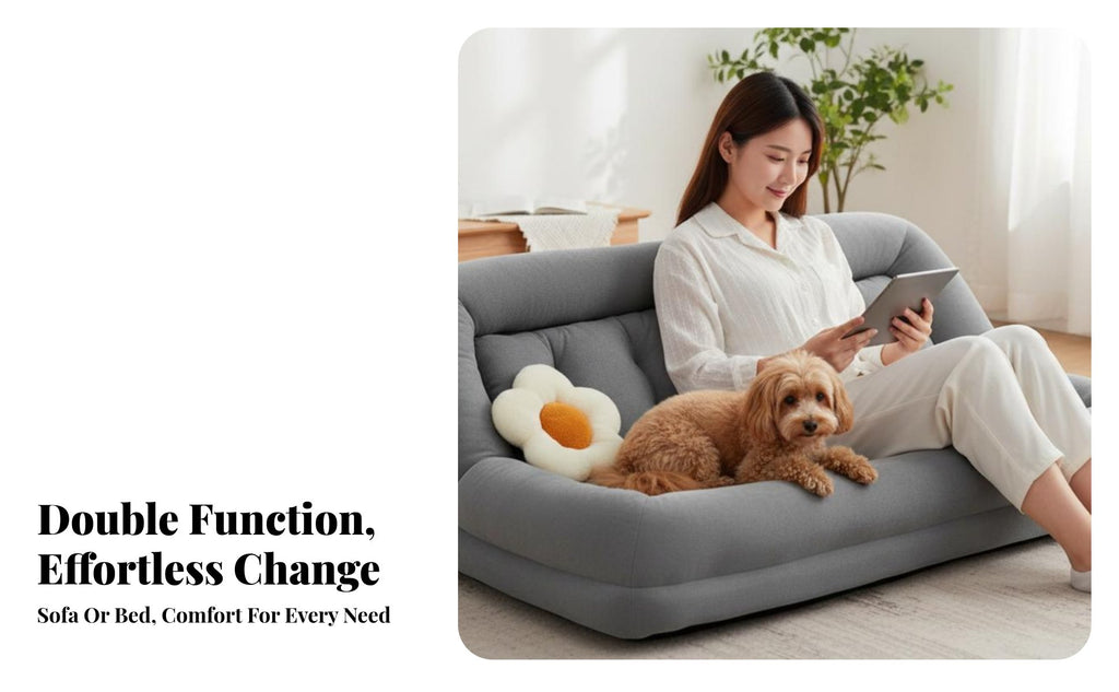 Foldable fromsign Human-Sized Dog Bed fromnLike Shape Floor Lounger Plush Comfort Household Furniture additional Large for two people, Stufromnts, Bedroom, Lounging, Living Room, Lounge Area