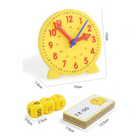 Time Learning Kit Hands-On Activity Telling Time Game Early Math Skills