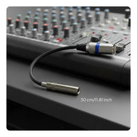 TRS Female to XLR Male Cable Stereo Audio Transmission