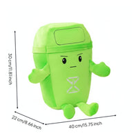 Trash Can Soft Toy Multi-Functional Home Decoration Fun Design for Bedroom