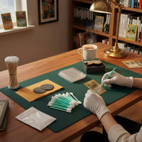 320 Pieces Card Restoration Kit LED Magnifier Collector Card Maintenance Kit