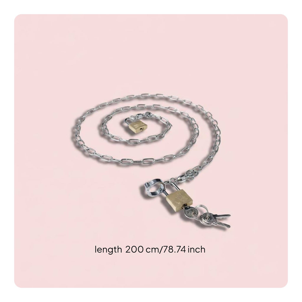 Stainless Steel Avian Ankle Leash Long-Lasting Parrot Foot Loop Chain Lockable