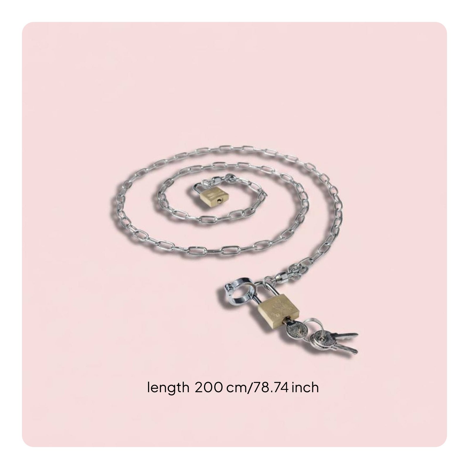 Stainless Steel Avian Ankle Leash Long-Lasting Parrot Foot Loop Chain Lockable