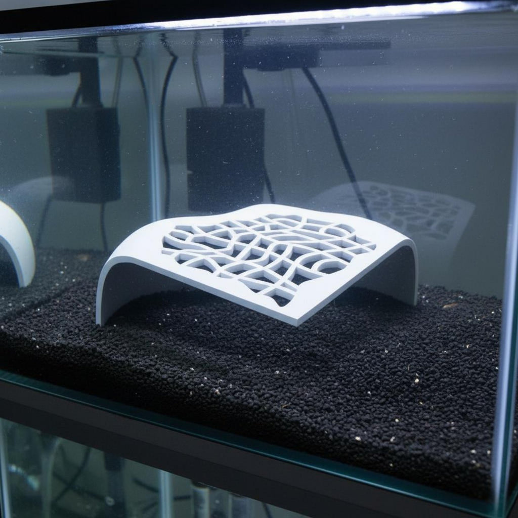 Aquarium Breeding Cave Creative Aquascaping Under-Gravel Tunnel for Aquarists