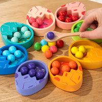 Dinosaur Egg-Shaped Sorting Set Multicolor Number Matching Eggs Colorful