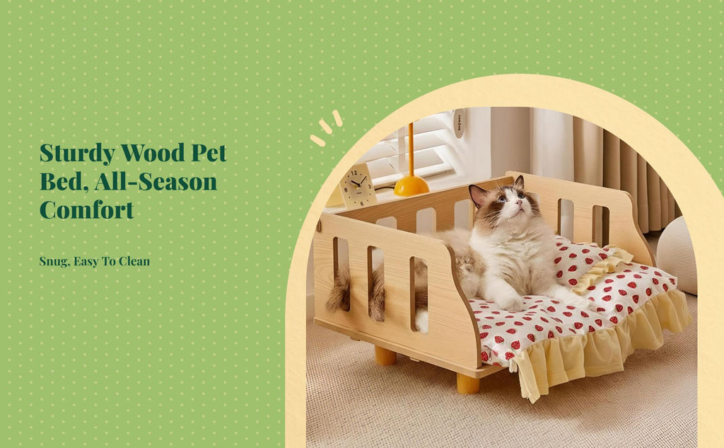 Removable cover pet bed