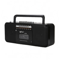 Built-in Speakers Radio Cassette Player Integrated Carry Handle Cassette Radio Combo Headphone Port Portable Boombox