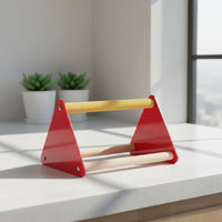 Triangular Bird Ladder Screw-Fastened Pet Accessory Portable for Birds