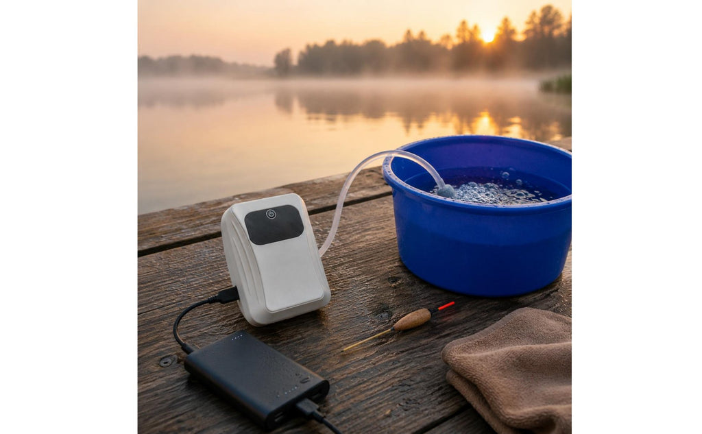 Rechargeable Aquarium Air Pump Adjustable Aquatic Supply Continuous Use
