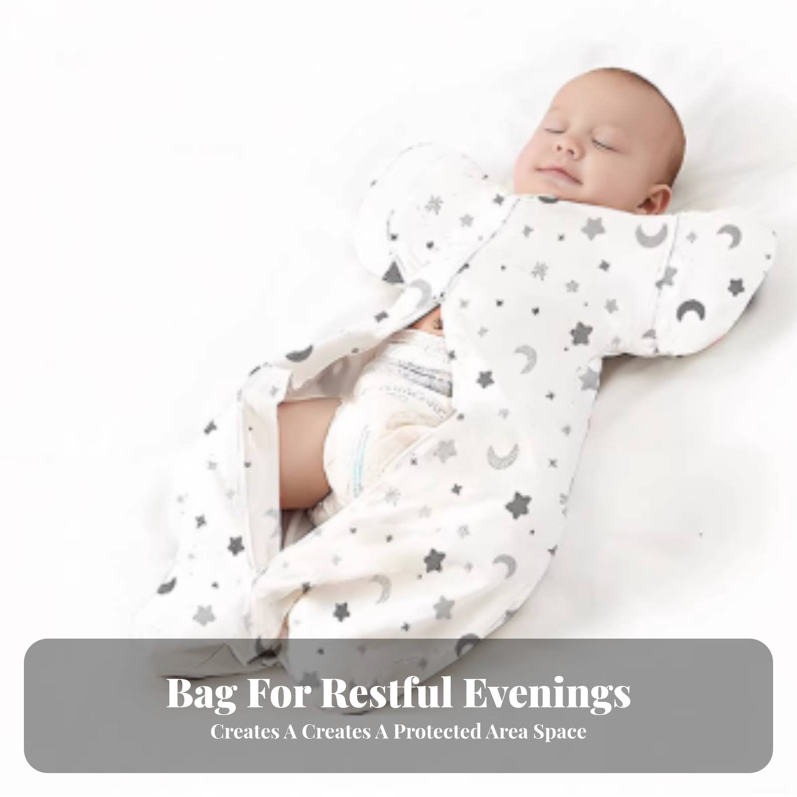 hands-ups-up fasten-and-wrap snug-fitting sleeping bag Soft and Stretchy for rest Time, Newborns