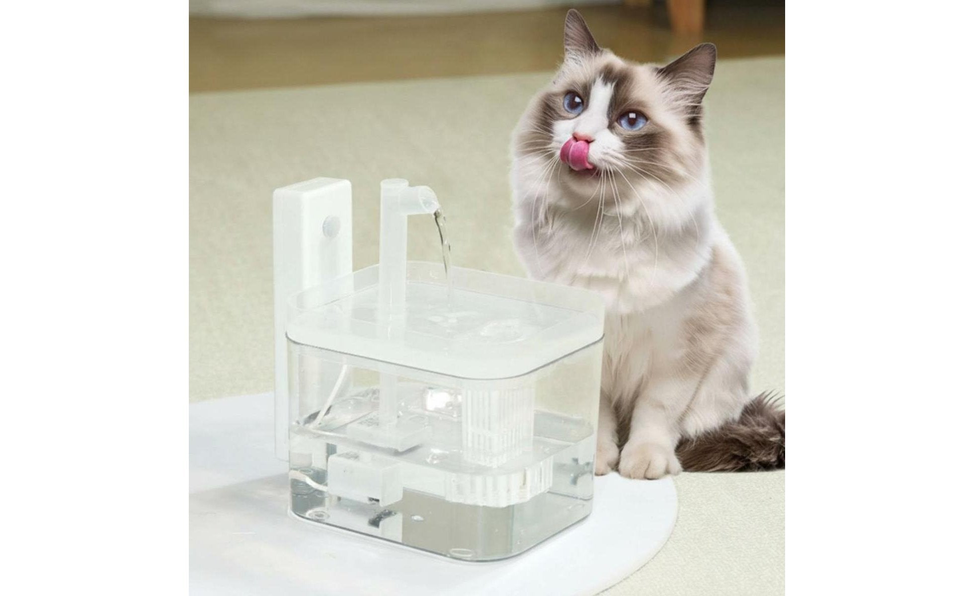 Circulating Feline Water Dispenser Ultra-Quiet Pump for Cats