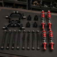 RC Car Shock Absorb Set Stable Performance RC Car Damping System Linkage Kit Aluminum Alloy Hobby Parts