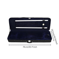 4/4 Violin Case Lightweight Instrument Storage Cushioned Interior