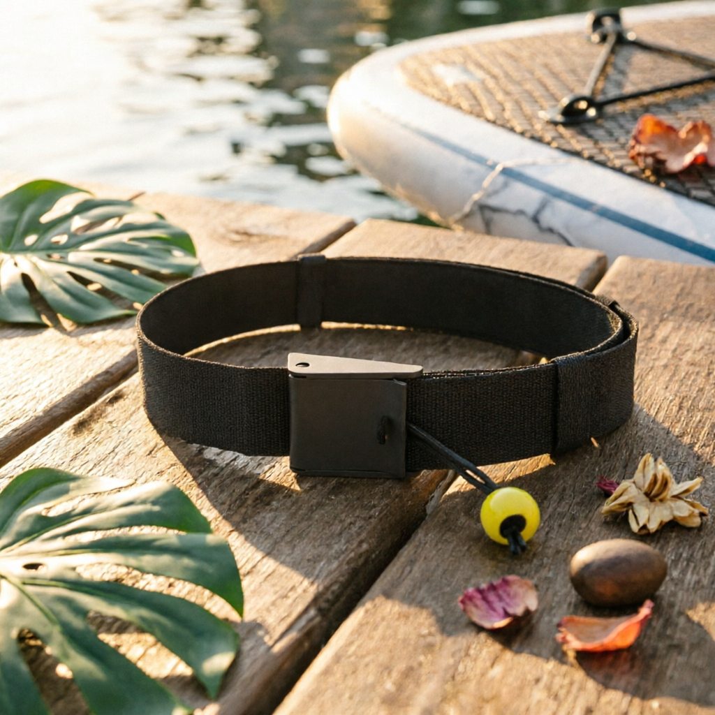 Stand Up Paddleboard Waist Belt Leash Quick Release Stand Up Paddleboard Belt Comfortable Water Sports Gear for Paddleboarding
