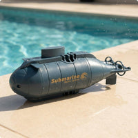 Handheld Control Undersea Craft Streamlined RC Sub Toy Printed Graphics