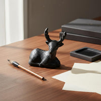 Cast Iron Feline Paperweight Antique Design Calligraphy Paperweight Cute