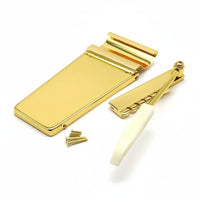 Vibrola Tailpiece Solid Brass Guitar Tone Modulation Bridge Stays in Tune