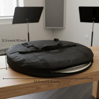 Padded Gong Bag Shockproof Hand Drum Bag Cymbal Carrying Case for Sound Healers, Percussionists, Storage, Performances, Travel