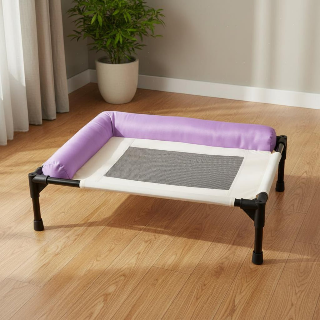 Elevated Dog Cot Washable Elevated Dog Bed Detachable for Small Dogs