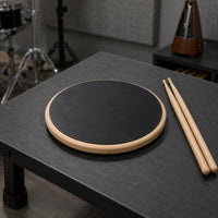 Noiseless Drum Pad Black Music Accessory Non-Slip Base