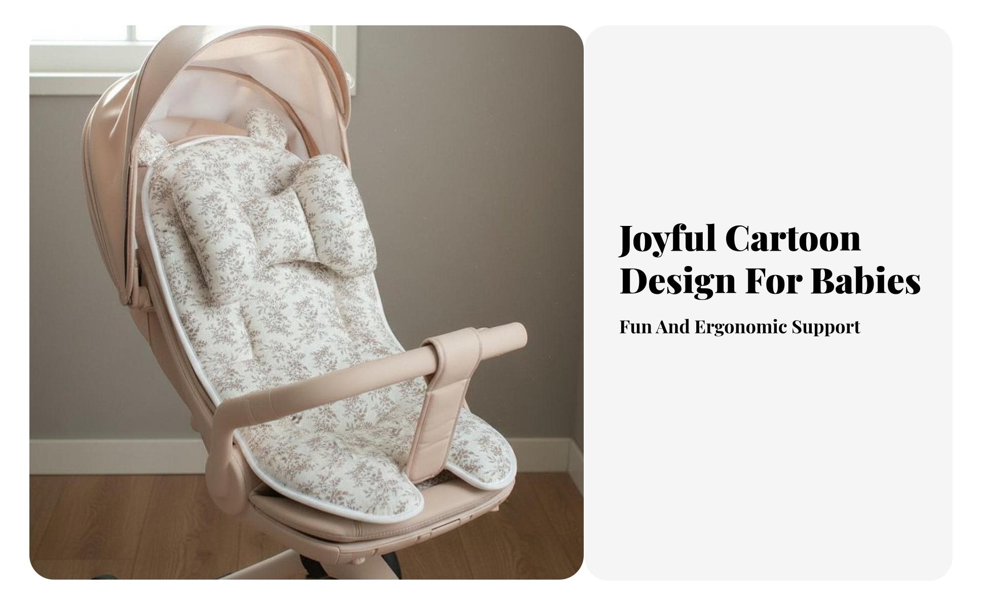 All-Season Baby Stroller Cushion Thickened Padding Universal Stroller Insert Soft & Comfortable for Babies, Kids, Strollers, Travel, Outdoor