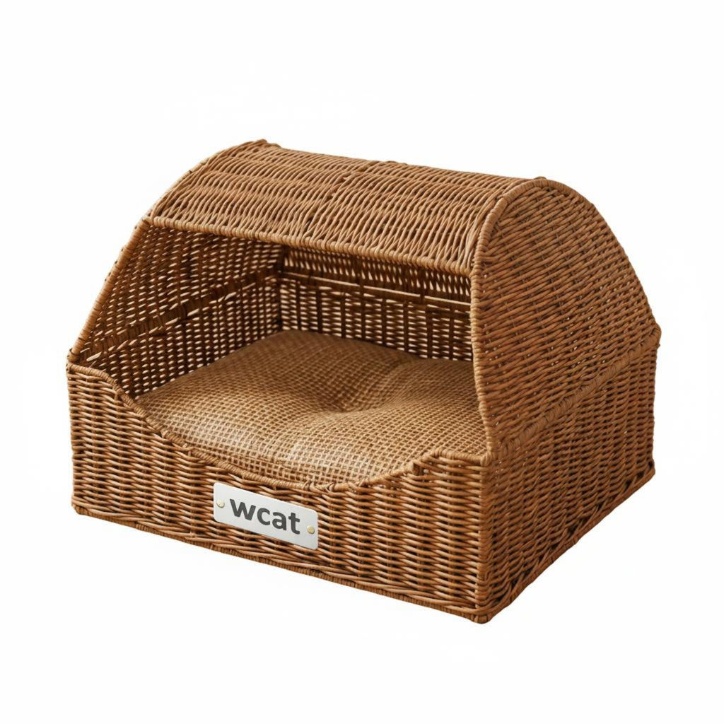 Drawer Type Pet Bed Breathable Semi Enclosed Feline Bed Cozy for Cats