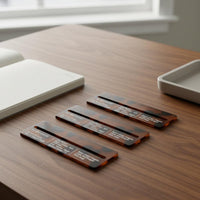 4 Pieces Mahjong Rule Strip Viewing Slot Mahjong Reference Ruler Rounded Corners