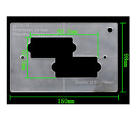 Electric Guitar Pickup Routing Template for DIY Enthusiasts