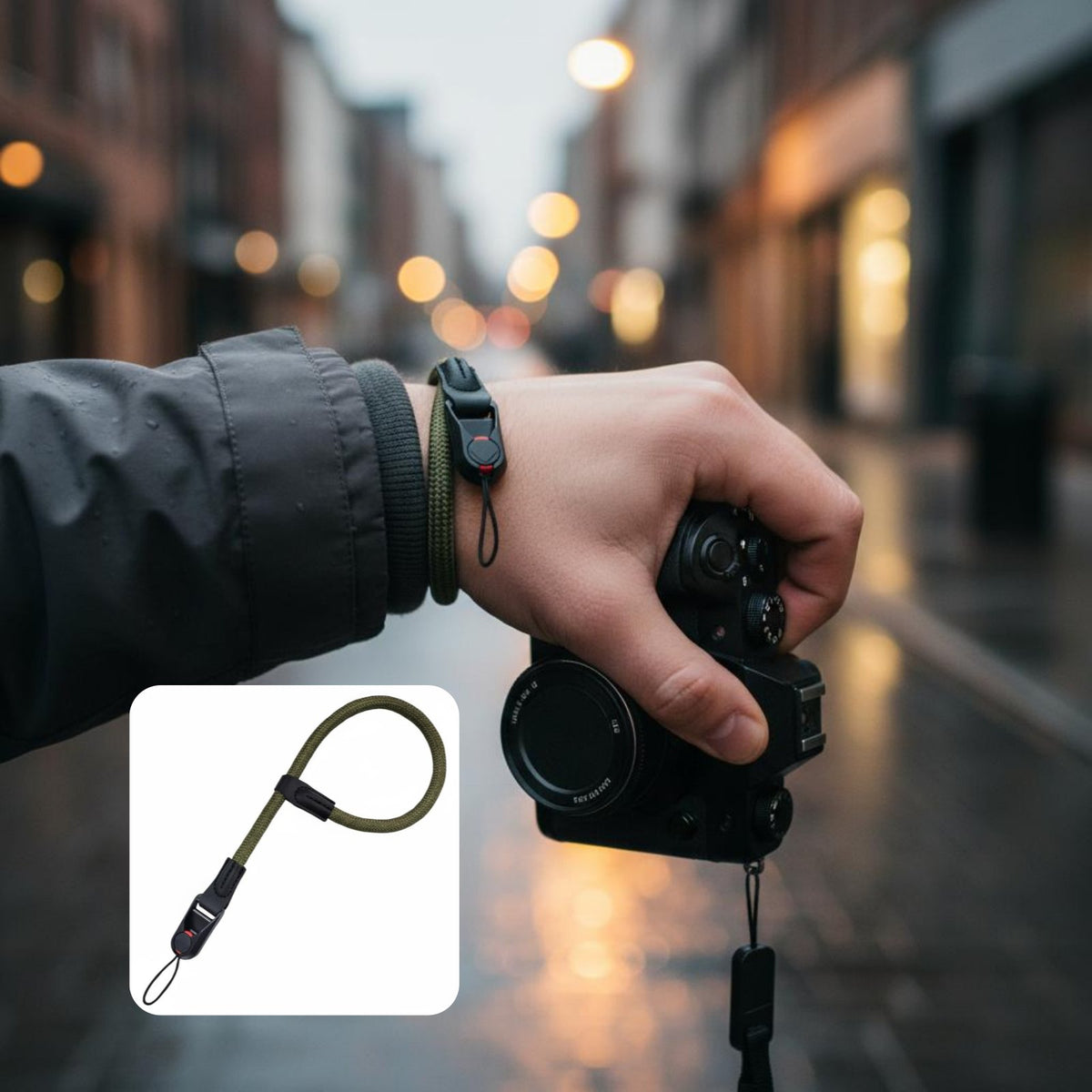 Quick Release Camera Wrist Strap Universal Compatibility for Photographers