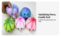 12 Pieces Cartoon Face Squeezable Display Box Cute Dumpling