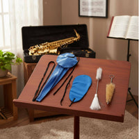4 Pieces Saxophone Swab Set Soft Cotton Sax Cleaning Cloth Set for Practice Room