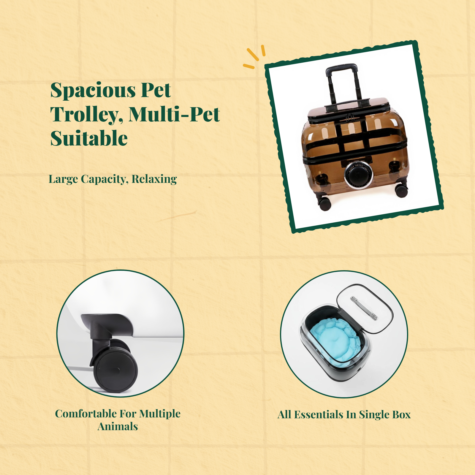 Expandable foldable pet carrier